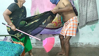 Step Mom Cleaning House Gets Skirt Lifted For Anal Fuck - Mathvan Indian Aunty HD