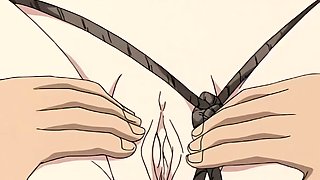 Busty anime teens bound for hard fuck