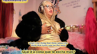 Steaming Hot JOI with Brazilian MILF BBW Goddess in Gold