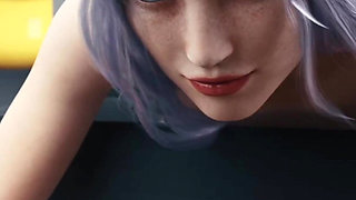 Cybernetic Seduction by 1thousand - Sex on the Precint, Foxy Cop Gets Creamed