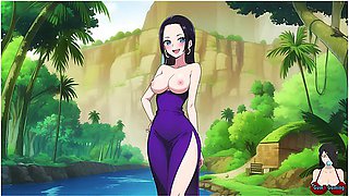 Naughty Pirates Full Game With All Scenes Part-5 - Boa Hancock, Onepiece Nami And Car Toon