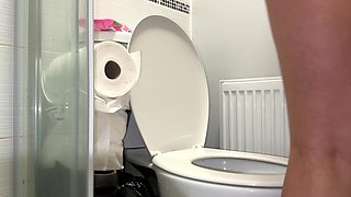 Girl Nice Pee in Panties Toilet Compilation