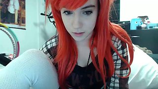 Lewd amateur brunette teen meg davis webcam masturbation