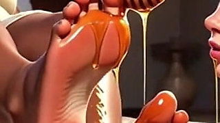 Fat SSBBW Feet Worship Compilation - Skinny Slave Girls Licking Big Feet