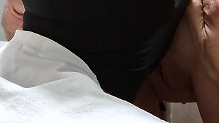 Toilet Slave Licks My Stinky and Dirty Anus and Pussy After the Toilet