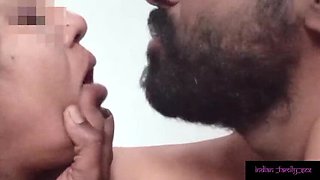 Indian Stepmom Kissing and Fucking Stepson