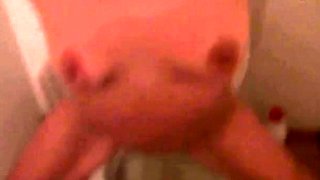 Blowjob while peeing on the toilet Hally Thomas