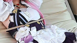 Barefoot Girlfriend Cosplay, Leg Restraint Apart