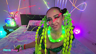 Lily Jordan Brings Shamrock Heat to a Neon-fueled Encounter!