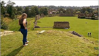 Castle Grounds Public Sex And Swallow