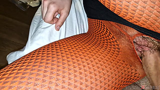 POV Elena Clark Orange Pantyhose Fuck