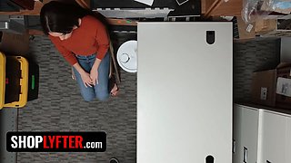 No grace harcore nail! cute shoplifter gets her very first internal cumshot full free flick