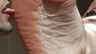 Massive Giantess BBW Foot Slave - Tiny Man Licking Her Huge Feet