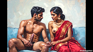 Desi girlfriend alone at home she calls her bestfriends to have some hot sex