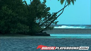 Jesse Jane's solo adventure in Island Fever 3 - Scene 6