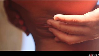 Cecilia Scott Mesmerizes with Beachside Sensual Oral Play
