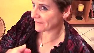 French Granny Fucked Hard By Several Dudes