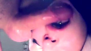 Rough British Amateur Throatfuck