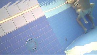 Hot Blond Fucks Big Dick In Sauna Pool