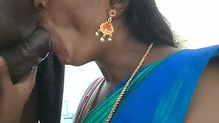 Desi Tamil wife fucks her husband friend for money