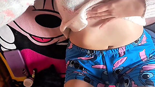 Oh, Colombian Woman Undresses and Touches Her Vagina!