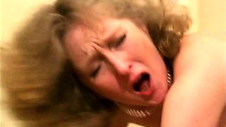 POV tugjob in close up with skinny blonde amateur