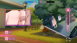 Hentai Game - Busty Police Woman Sex - Immoral Bathhouse