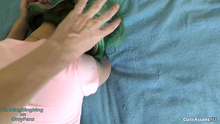 Asian sucking & fucking stepdaddy for more followers!