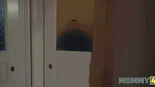 Horny Student Fucked His Curvy Busty Redhead MILF Teacher In the Classroom