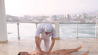 Masseur Touches My Young Peruvian Wife