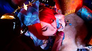 Cosplay temptress wants nothing but hardcore sex all night