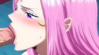 one piece hentai - bonney with big breasts in action
