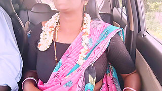 Desi Bhabi Betrays Her Husband by Going on Secret Long Drives with His Younger Stepbrother