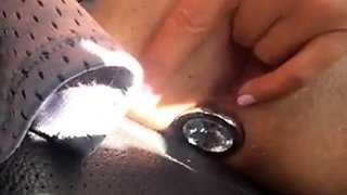 Close Up Pierced Twat Toying