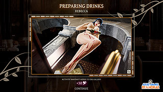 Sisters in Sin Gameplay Part 12 - Lust Performs the Sexual Ritual with Esther in the Library