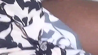 Secretly Looking at My Step Stepsister Reading for Exam in Her Bedroom Wearing Neither Pants nor Bra. Ony a Big Dress