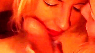 Filthy Brunette Sucks Cock and Gets Facial Cumshot