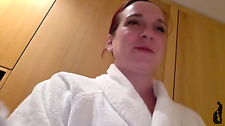 Hot Looks in the Sauna - and Then His Room Card
