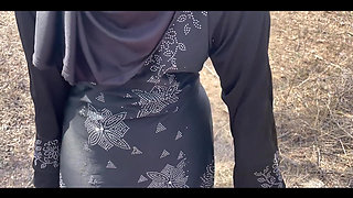 Indian Desi Muslim Girl Cheating Boyfriend and Rough Sex with Village Boy at Jungle Outdoor - Hindi Audio