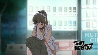 Submissive girl in collar gets treated bad and mouthfucked properly