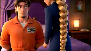 Rapunzel getting fucked by Flynn Rider: Animated Porn
