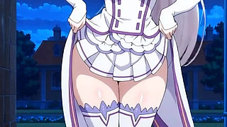 Anime girls dancing