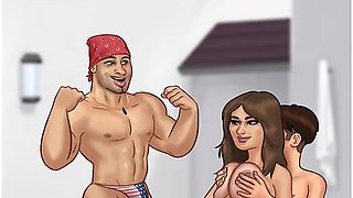Summertime Saga V0.20.5 - Pt.253 - Foot Massage And High Sexual Appeal With Car Toon