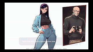 My New Girlfriend [ Taboo Hentai Game ] Ep.34 My GF Do a Sexy Secretary Role Play Photoshoot with a Stranger!