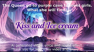 2. Movie, the Queen Ask 2 Girls for Kiss and Bouncing Breast, Ai Animation