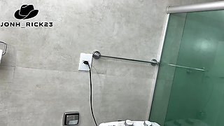 Banging Friends Girlfriend in Shower Ignites Latina Passion