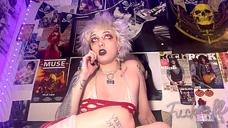 Goth Girl Glitterqueen1999 Possessed by Her Stepdad and Made to Cum! Transfer Fetish Body Possession Taboo Transformation Fetish