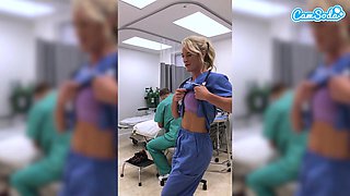 Fit MILF Nurse Gets Fired for Masturbating at Work by CamSoda: Big Tits, Blonde  Hd Porn Porn