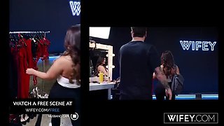 Curvy Hotwife Blindfolded Gangbang Surprise - Gorgeous Wifey Lacy Takes Multiple Cocks