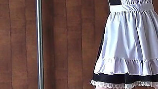 A Restrained Maid Writhing in Pleasure From a Remote-controlled Vibrator